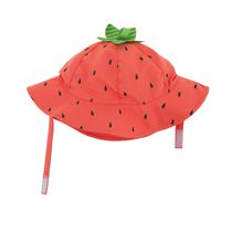 ZOOCCHINI - Bébé, enfant en bas âge UPF50 + chapeau de soleil - Bonnet de bain - fraise