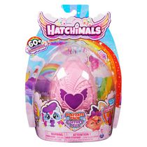 Hatchimals CollEGGtibles, Coffret Jeux avec œuf, 4 personnages et 2 accessoires (les styles peuvent varier), jouets pour filles à partir de 5 ans
