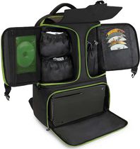 ENHANCE Console Gaming Backpack Compatible with Xbox Series X, Xbox Series S - Storage Compartments for Controllers, Games & Accessories - Headset Storage, Cable Organizers & Zippered Mesh Pockets