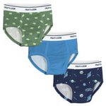 Toddler Boys' Training Briefs, Assorted 3 Pack