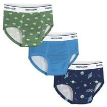 Toddler Boys' Training Briefs, Assorted 3 Pack