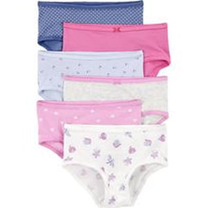 Chez Carter Child of Mine 6pk Hipster Slips pour fille