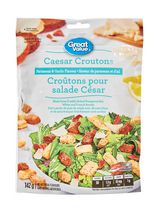 Croûtons pour salade César de Great Value à saveur de parmesan et d'ail
