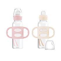 Dr. Brown’s® Milestones™ Narrow Sippy Bottle with Silicone Handles Pink 2 Pack