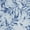 Indigo, variante sur Loft Living Jennifer, panneau de rideau à oeillets diaphane avec imprimé botanique 52" x 95", gris