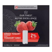 Yogourt grec aux fraises 2 % M.G. Notre Excellence