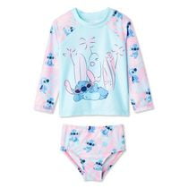 Ensemble 2 pièces anti-UV Stitch Disney pour petites filles