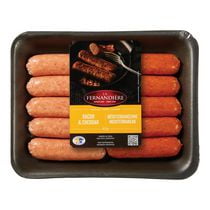 Duo Sausages Cheddar Bacon AndMediterranean Preserved Uncooked 675   6000204567128 