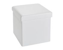 Homtrends Cube de stockage pliant blanc