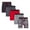Red, variant on Reebok Boys' 5 Pack Performance Boxer Brief