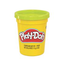 Play-Doh, pot individuel de pâte à modeler vert-jaune vif de 112 g