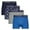 BLEU, variant on U.S. POLO ASSN. Men's Underwear 4 Pack Ultra Soft Trunks