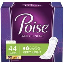 Protège-dessous pour incontinence Poise, absorption très légère