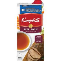 Bouillon de bœuf 30% moins de sodium de Campbell's