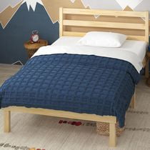 Zinus Robin Wood Platform Bed Frame with Headboard, Twin