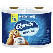 Papier hygiénique Charmin Ultra Soft 4 rouleaux Méga