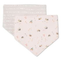 George Infants' Gender Inclusive Bandana Bib 2-Pack, One Size