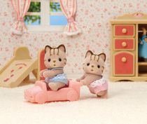 Calico Critters Sandy Cat Twins, Set of 2 Collectible Doll Figures with ...