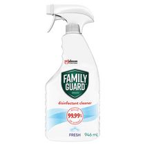 Family Guard Brand Disinfectant Cleaner, All Purpose Cleaner, Kills 99.99% of Germs, Disinfects, Removes Dirt & Grime, Fresh, 946ml