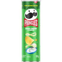 Pringles Sour Cream & Onion Flavour Potato Chips 156 G