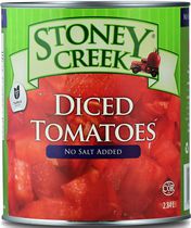 Stoney Creek No Salt Added Diced Tomatoes  2.84 l
