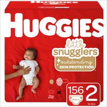 Couches pour bébés Huggies Little Snugglers, Emballage Mega Colossal