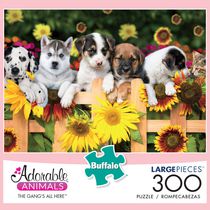 Buffalo Games Adorable Animals Le puzzle The Gangs All Here en 300 pièces