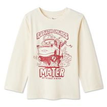 T-shirt à manches longues Les Bagnoles Disney pour petits garçons
