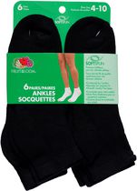 Socquettes pour femmes Fruit of the Loom - 6 paires