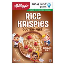 Kellogg's Rice Krispies Cereal Brown Rice Gluten Free, 340g