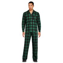 George Men's Notch Collar Pajamas 2-Piece Set