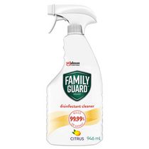 Family Guard Brand Disinfectant Cleaner, All Purpose Cleaner, Kills 99.99% of Germs, Disinfects, Removes Dirt & Grime, Citrus, 946ml
