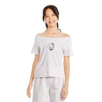 Hello Kitty Girls' Off The Shoulder Top