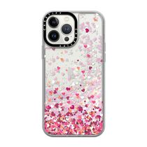 Casetify Glitter Case iPhone 13 Pro Max Confetti Hearts