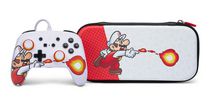 PowerA Enhanced Wired Controller and Slim Case for Nintendo Switch — Mario Fireball