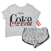 Coca-Cola Ladies' 2-Piece PJ Short Set