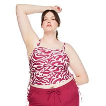 George Plus Women's Ruched Tankini, Sizes 1X-3X