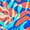 Coral, variant on Speedo Men's "Groove Tide" Printed Swim Short 16"