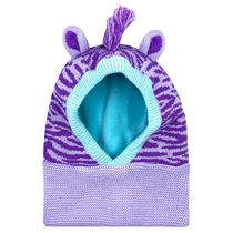 ZOOCCHINI - Bonnet cagoule en tricot - pour bébé tout-petit filles - doublure en polaire - Chapeau d'hiver