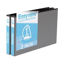 Davis Group Easyview Premium, Angle D Ring, Customizable, 11 x 17 Inch, Spreadsheet View Binder, 2 Pack, 1"