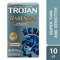 Trojan BareSkin condoms lubrifiés