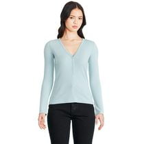 George Women's Henley Tee, Sizes XS-XXL