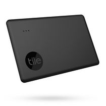 Tile Slim (2022) Black; Slim and Sleek Bluetooth tracker and Item Locator
