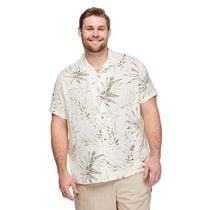 George Big Men's Printed Resort Shirt