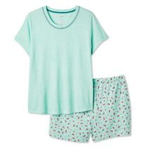 George Women's Plus Two Piece Pajama Set