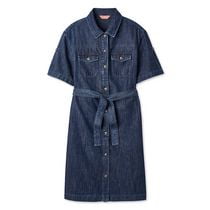 Robe en denim boutonnée Iyla pour femmes