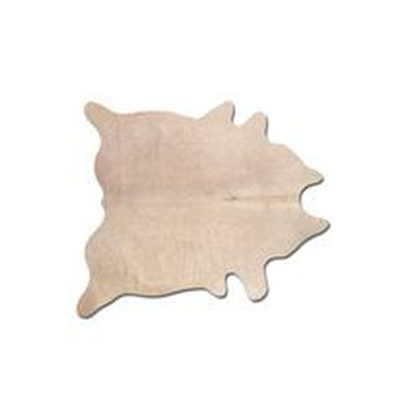 H-Natural 6'X7' Geneva Cowhide Rug