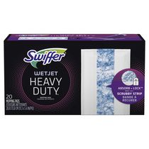 Swiffer WetJet Heavy Duty Mop Refills for Floor Mopping and Cleaning, All Purpose Multi Surface Floor Cleaning Pads