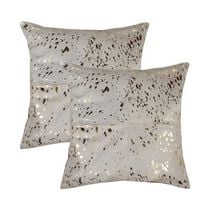 TORINO QUATTRO COWHIDE PILLOW 18"X18" 2-PACK