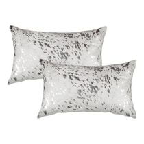 TORINO SCOTLAND COWHIDE PILLOW 12"X20" 2-PACK